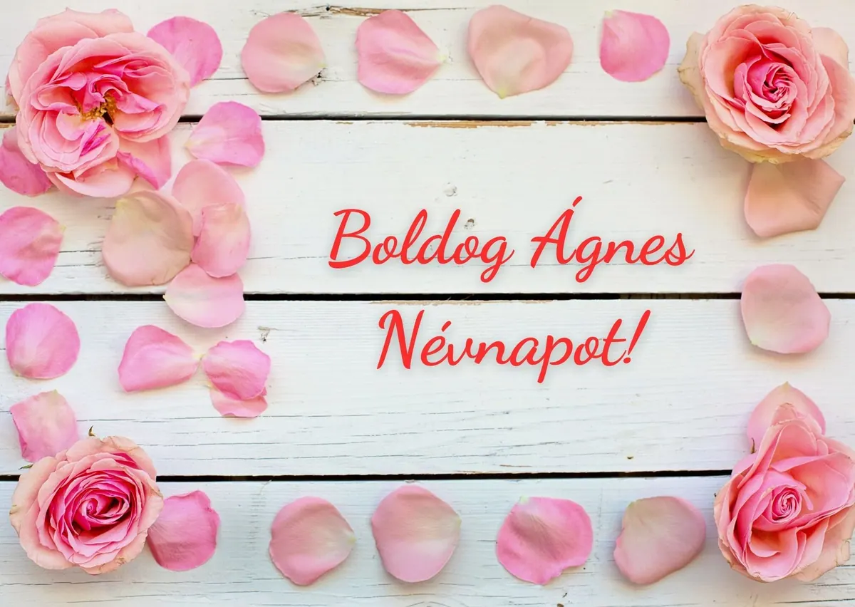 Ágnes névnapi képeslap (13. lap)