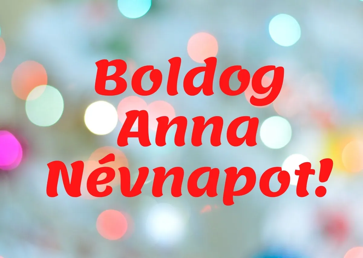 Anna névnapi képeslap (1. lap)