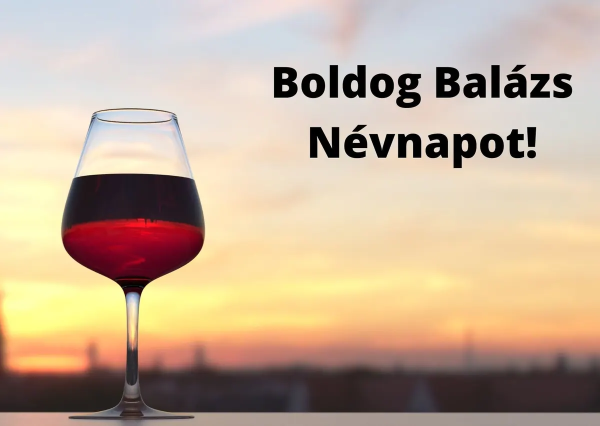 Balázs névnapi képeslap (5. lap)