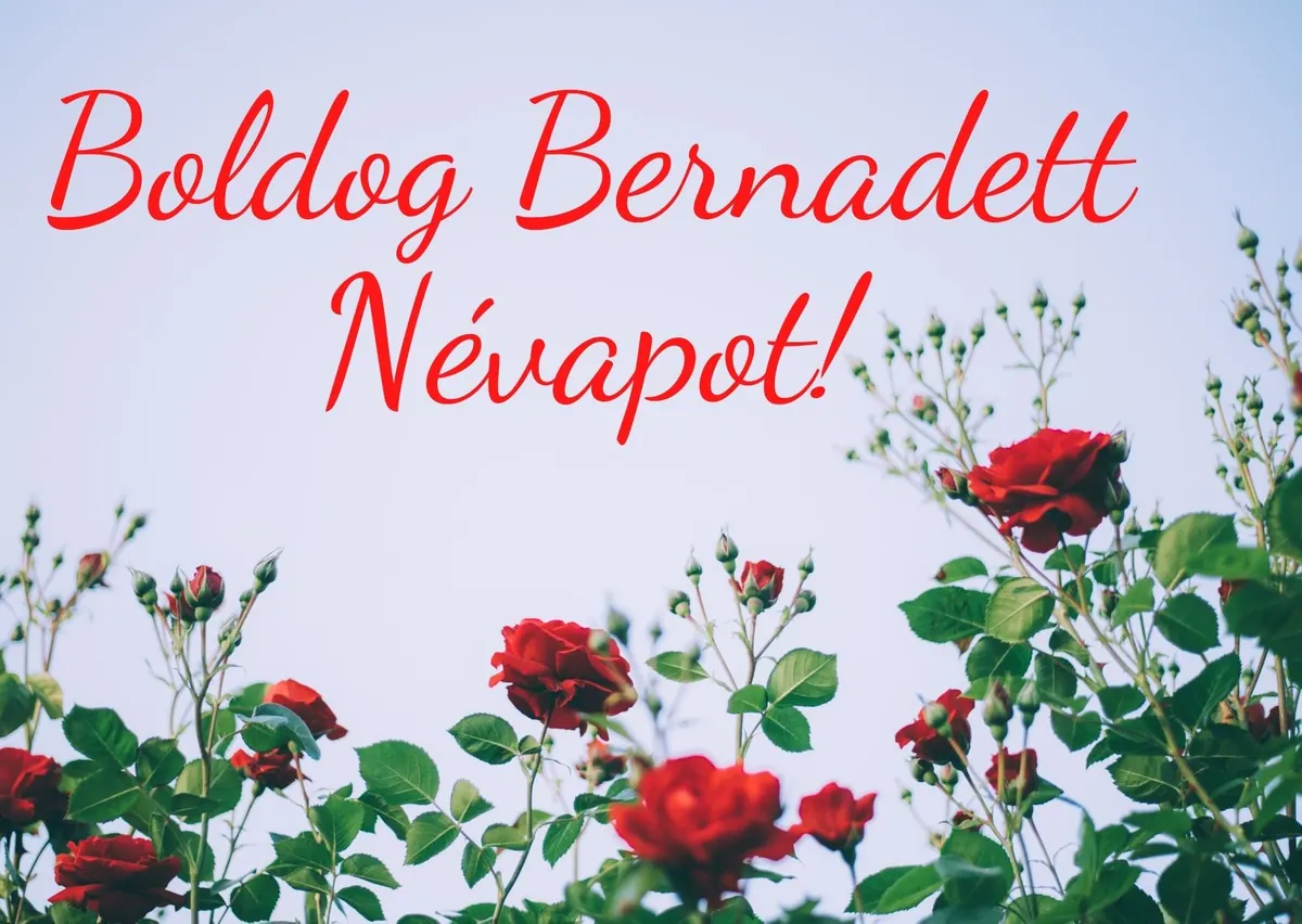 Bernadett névnapi képeslap (12. lap)