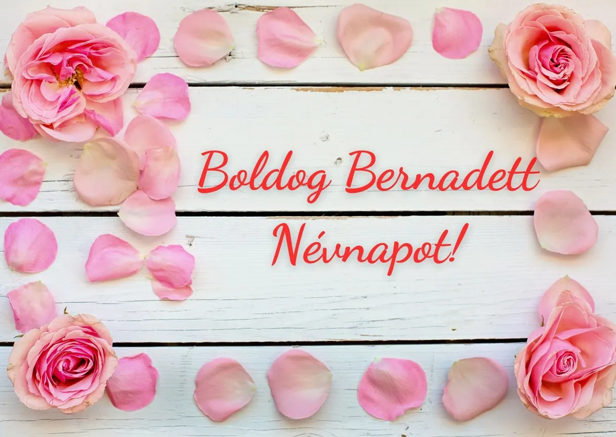 Bernadett névnapi képeslap (13. lap)
