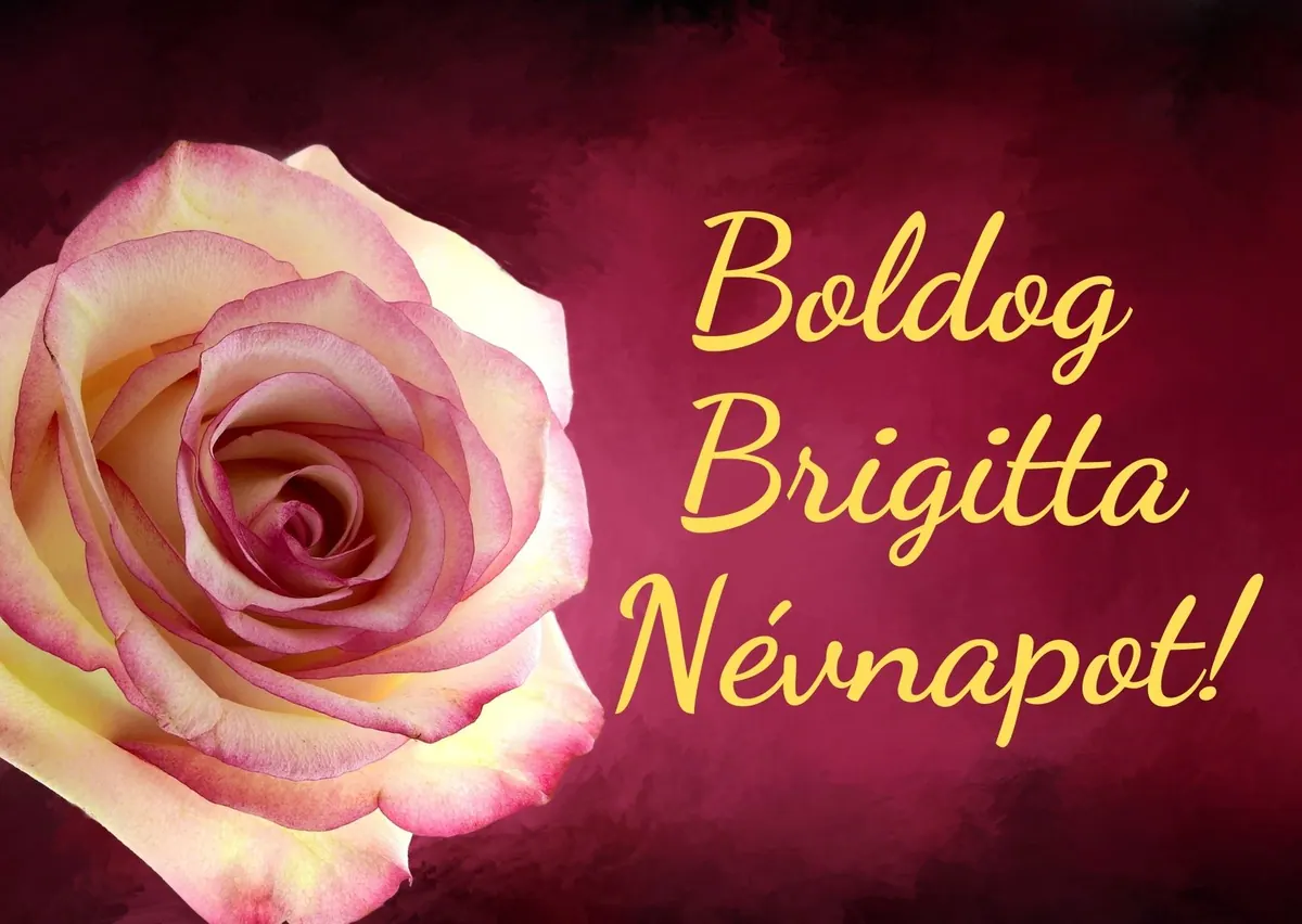 Brigitta névnapi képeslap (9. lap)