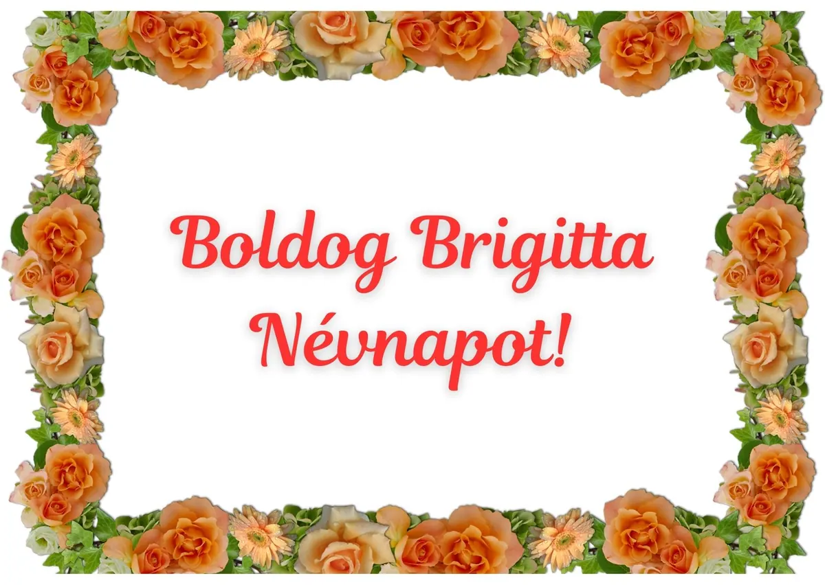Brigitta névnapi képeslap (12. lap)