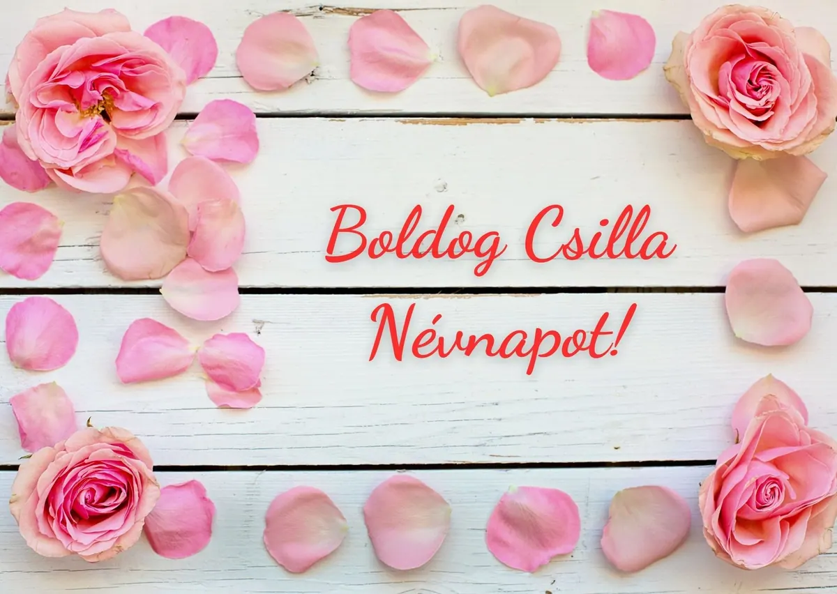Csilla névnapi képeslap (13. lap)