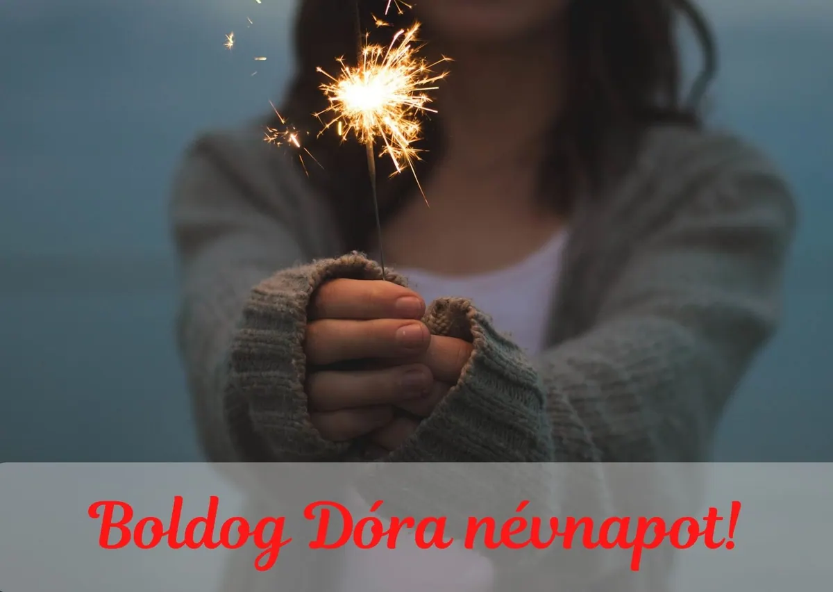 Dóra névnapi képeslap (2. lap)