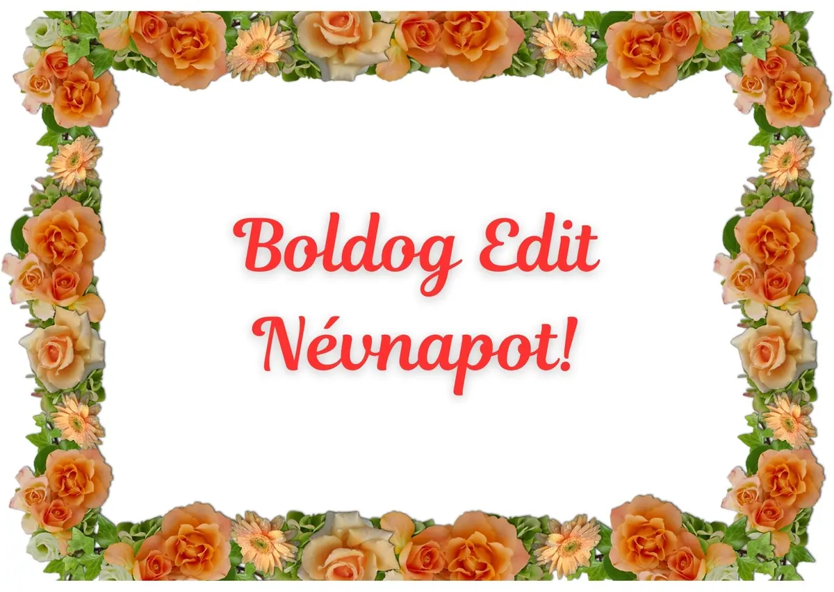 Edit névnapi képeslap (14. lap)