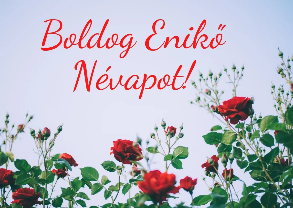 Enikő névnapi képeslap (12. lap)