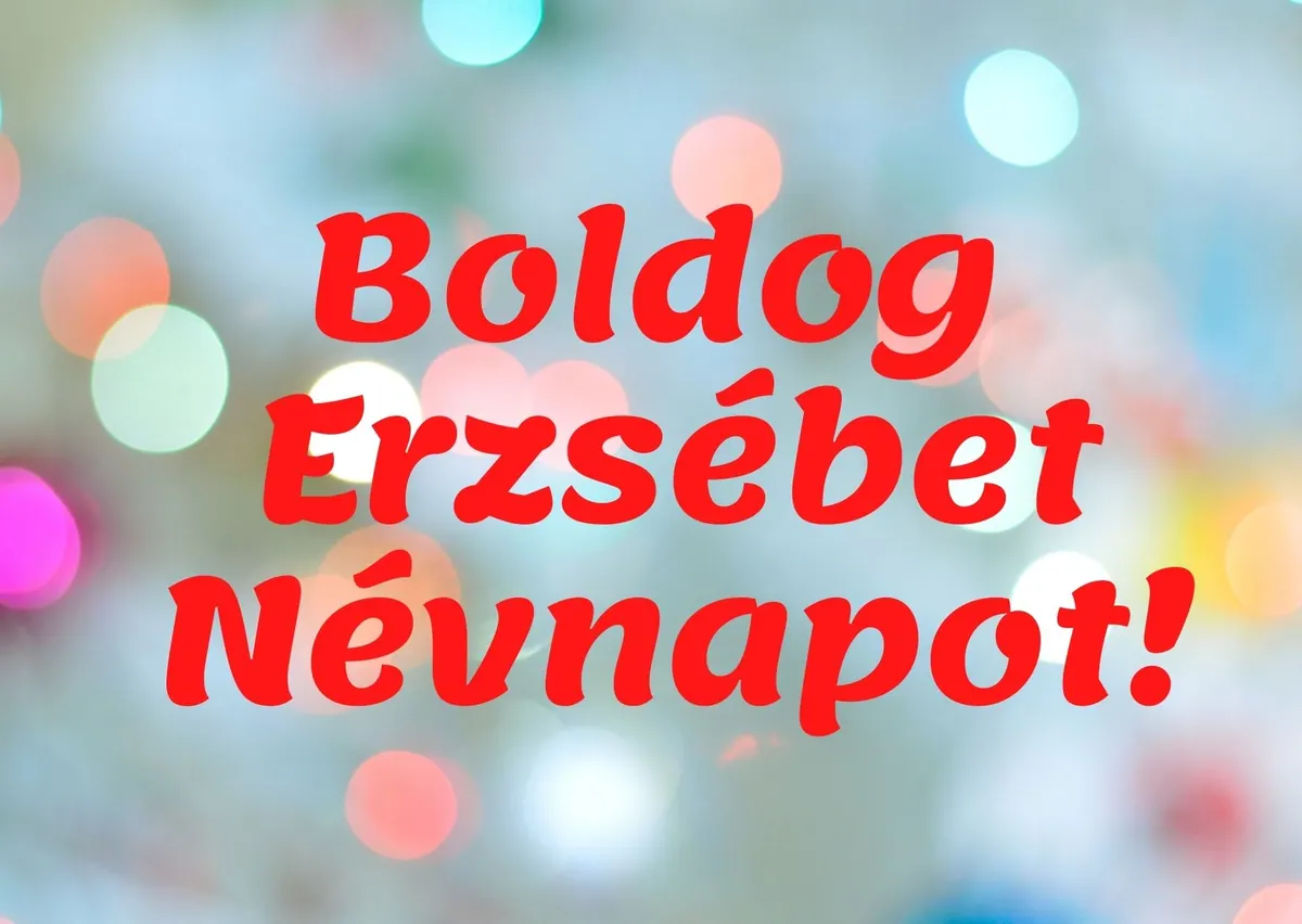 Erzsébet névnapi képeslap (1. lap)