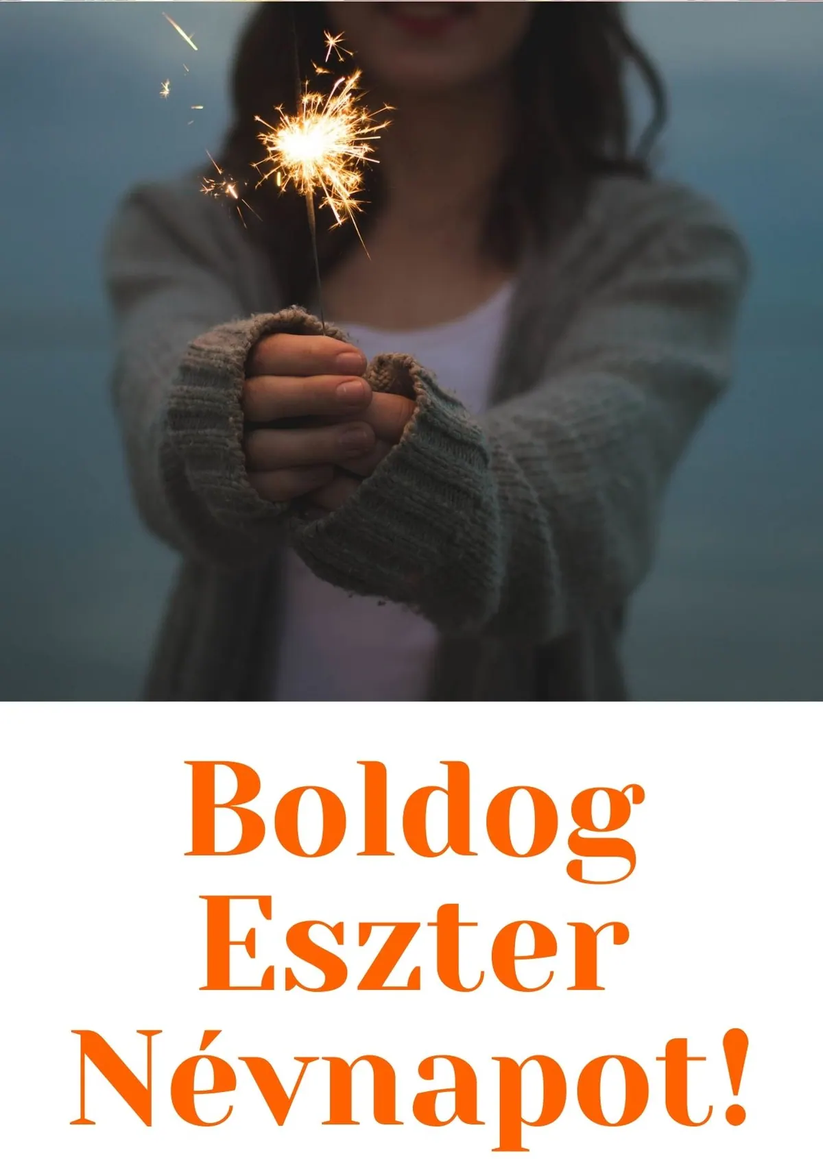 Eszter névnapi képeslap (5. lap)