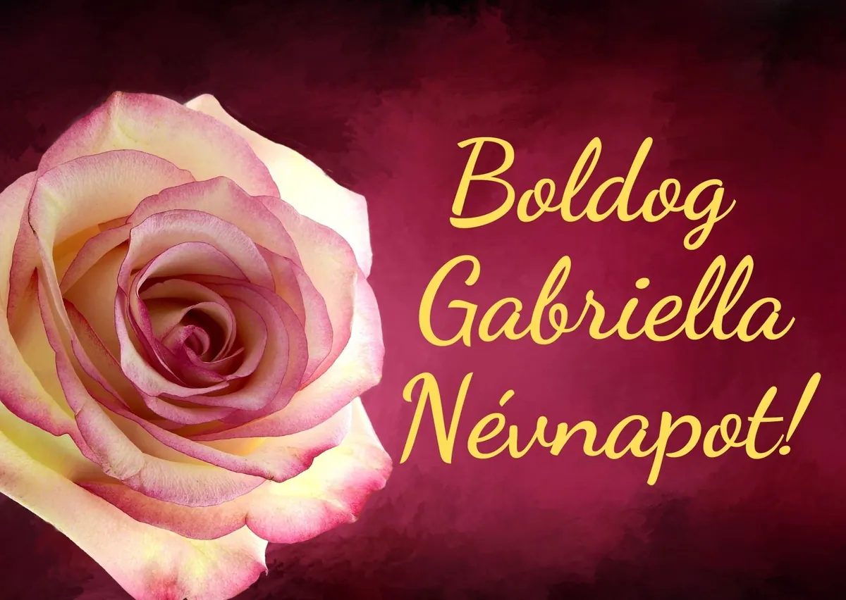 Gabriella névnapi képeslap (10. lap)