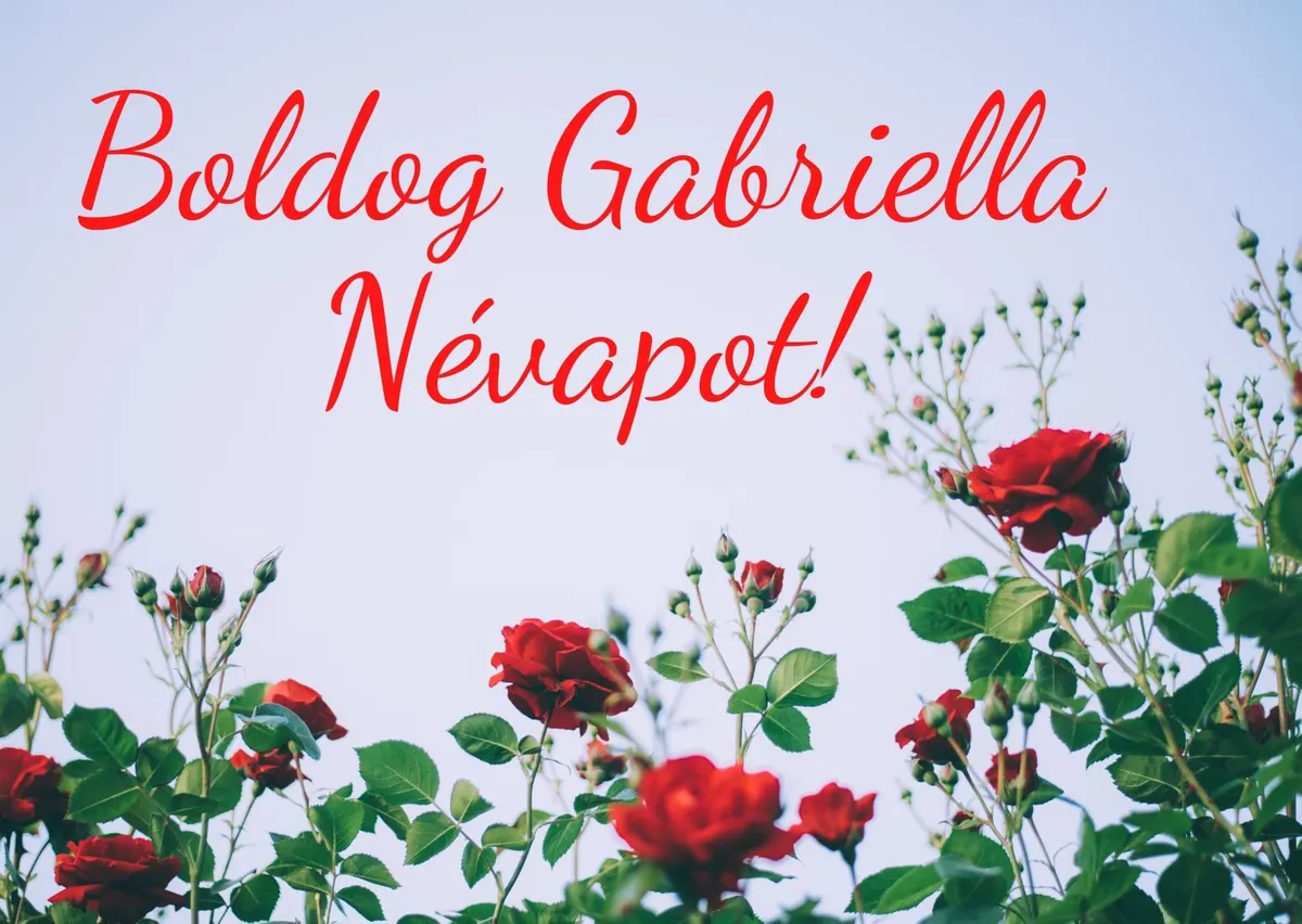 Gabriella névnapi képeslap (11. lap)