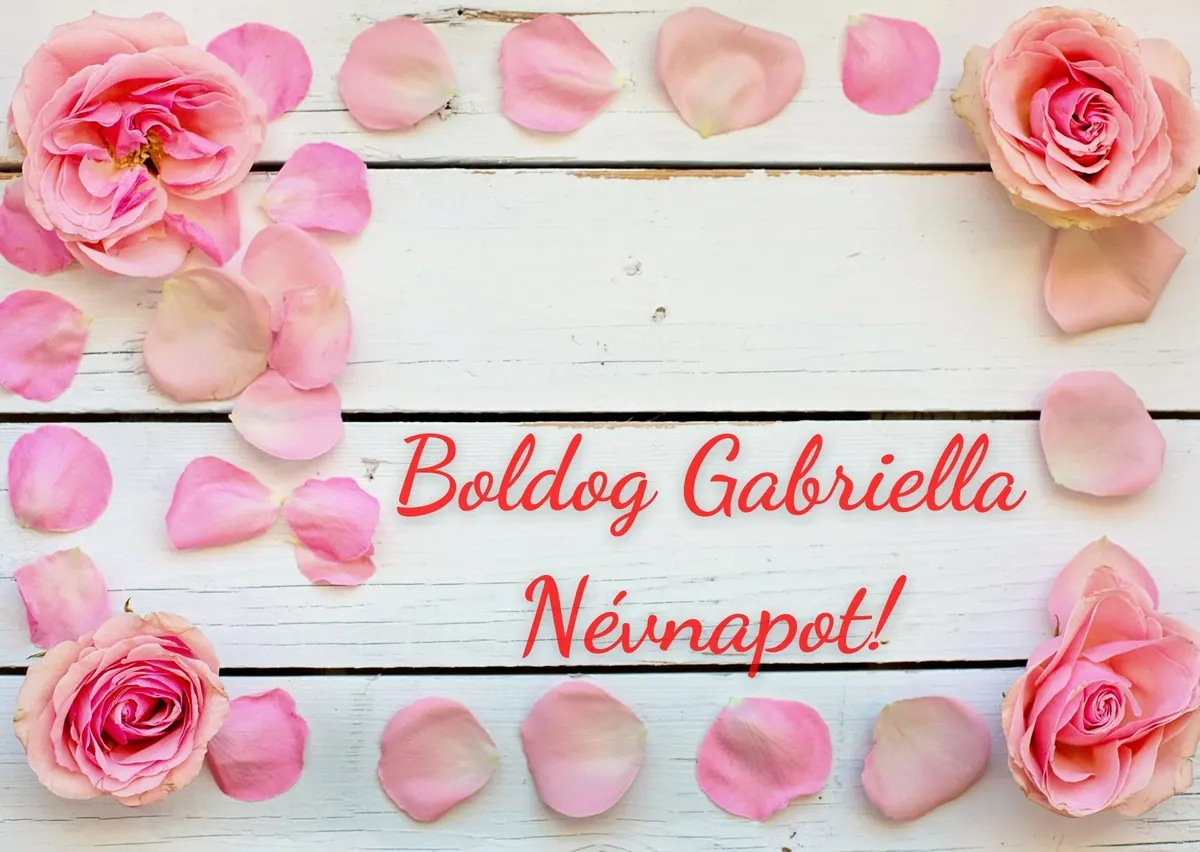 Gabriella névnapi képeslap (12. lap)