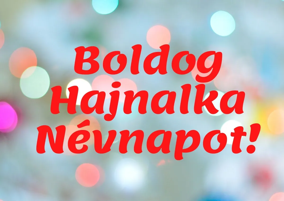 Hajnalka névnapi képeslap (6. lap)