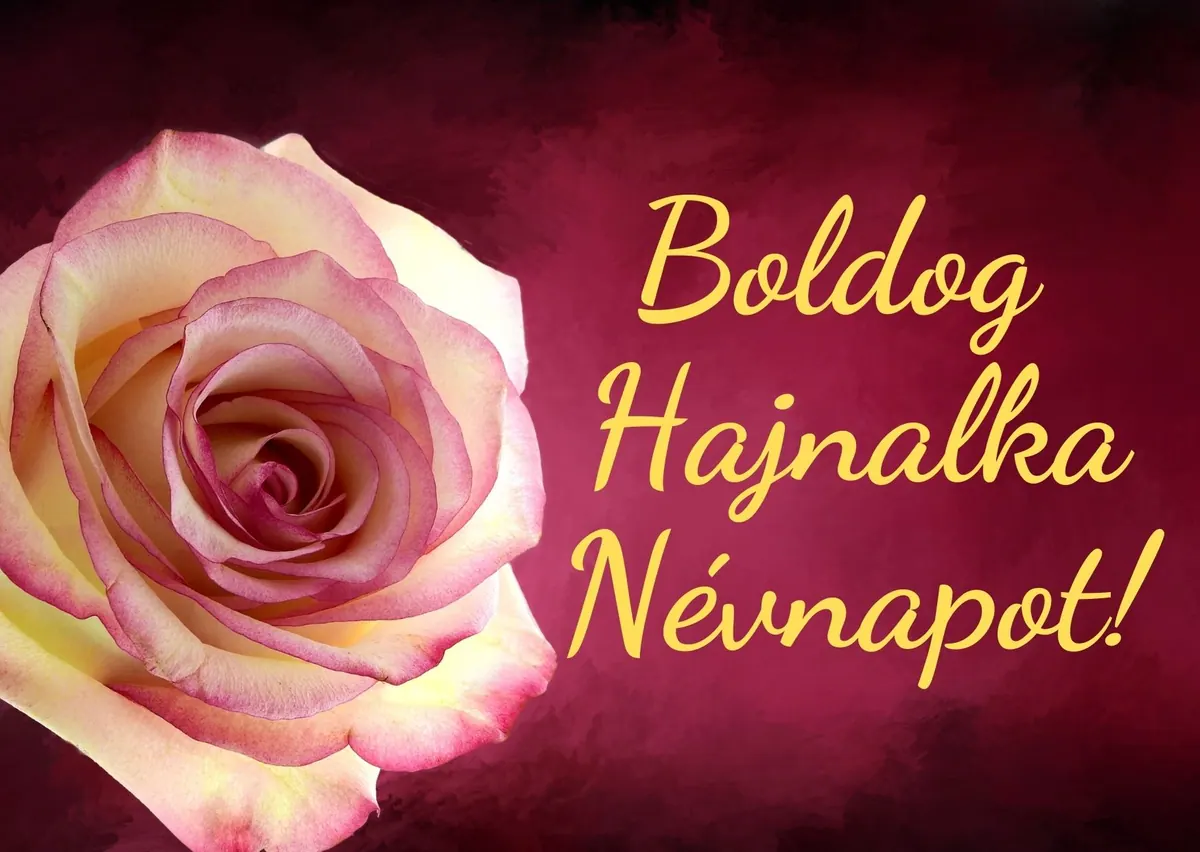 Hajnalka névnapi képeslap (10. lap)