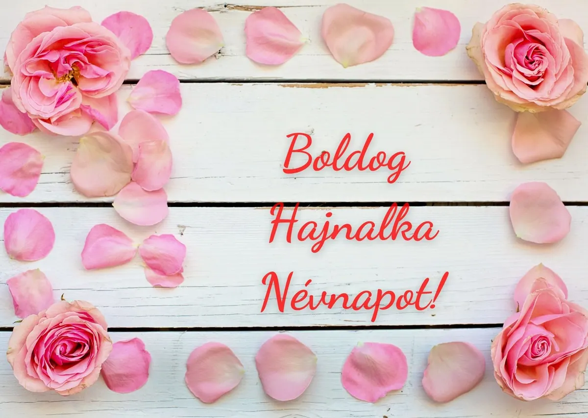 Hajnalka névnapi képeslap (12. lap)