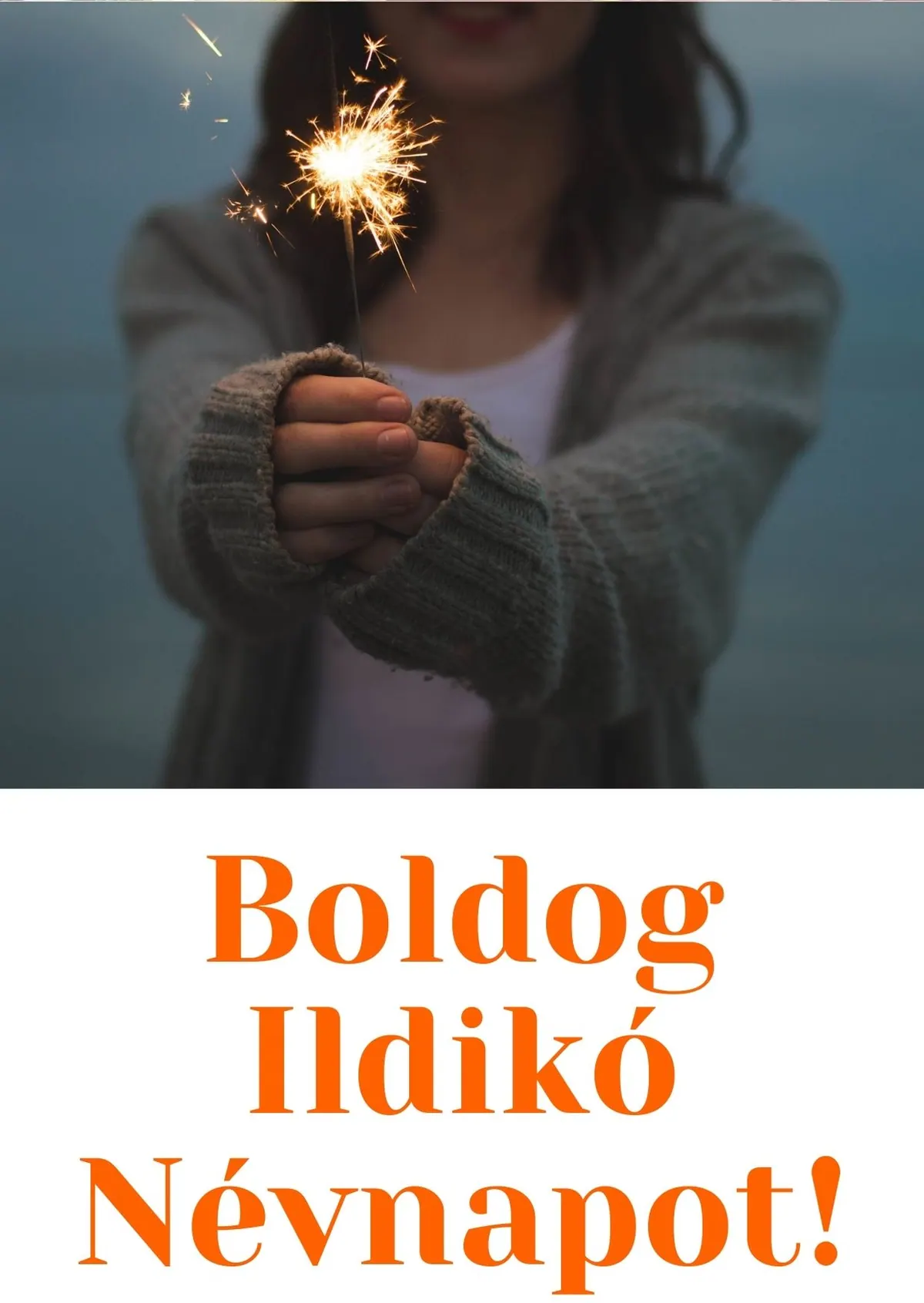 Ildikó névnapi képeslap (5. lap)