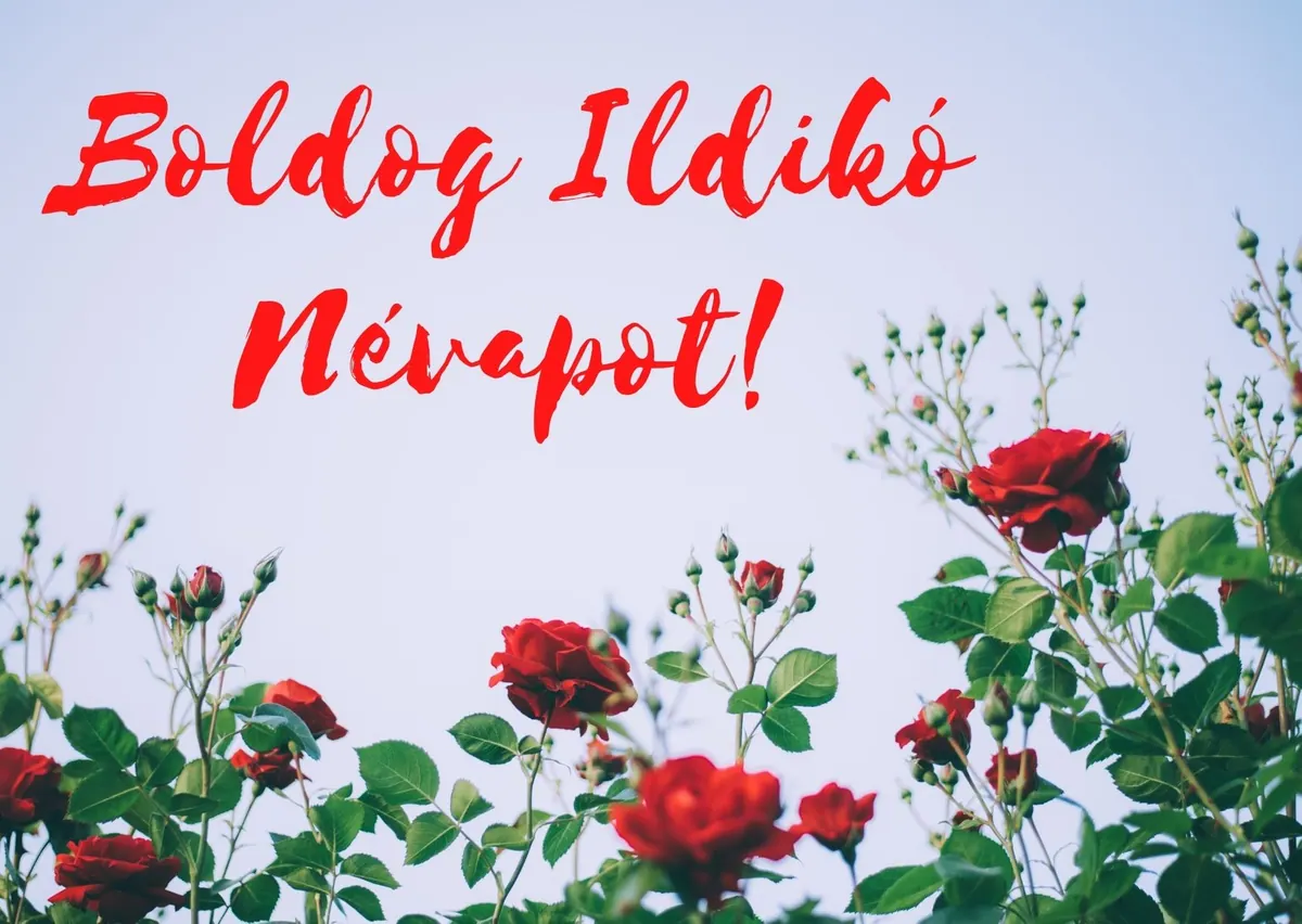 Ildikó névnapi képeslap (12. lap)