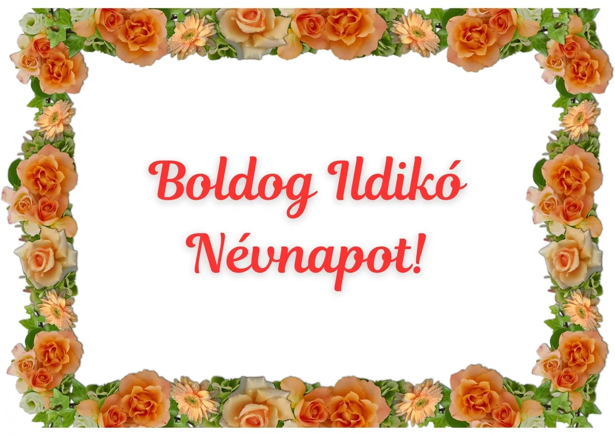 Ildikó névnapi képeslap (14. lap)