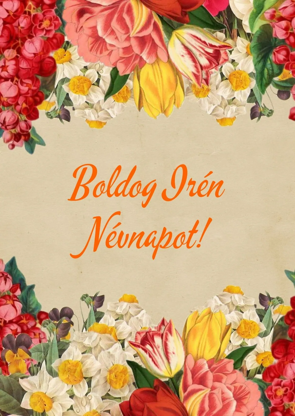 Irén névnapi képeslap (3. lap)
