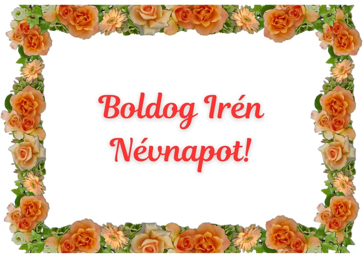 Irén névnapi képeslap (14. lap)