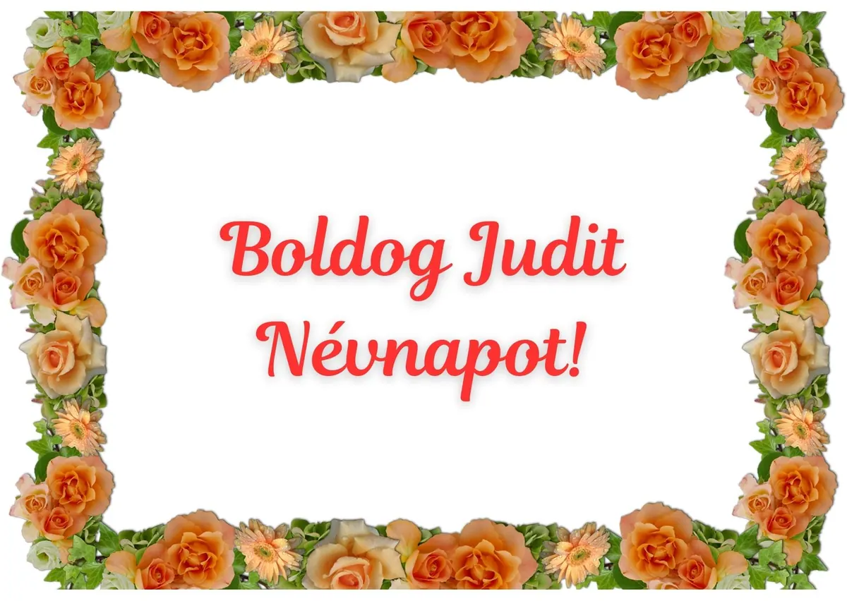 Judit névnapi képeslap (14. lap)