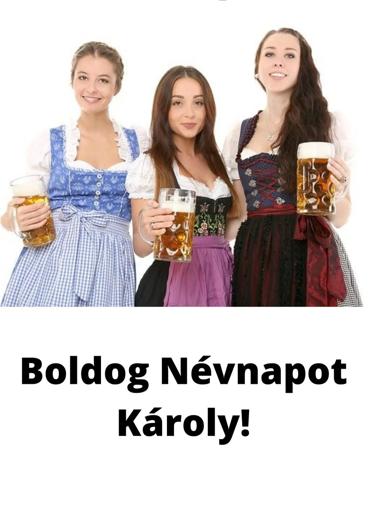 Károly névnapi képeslap (2. lap)