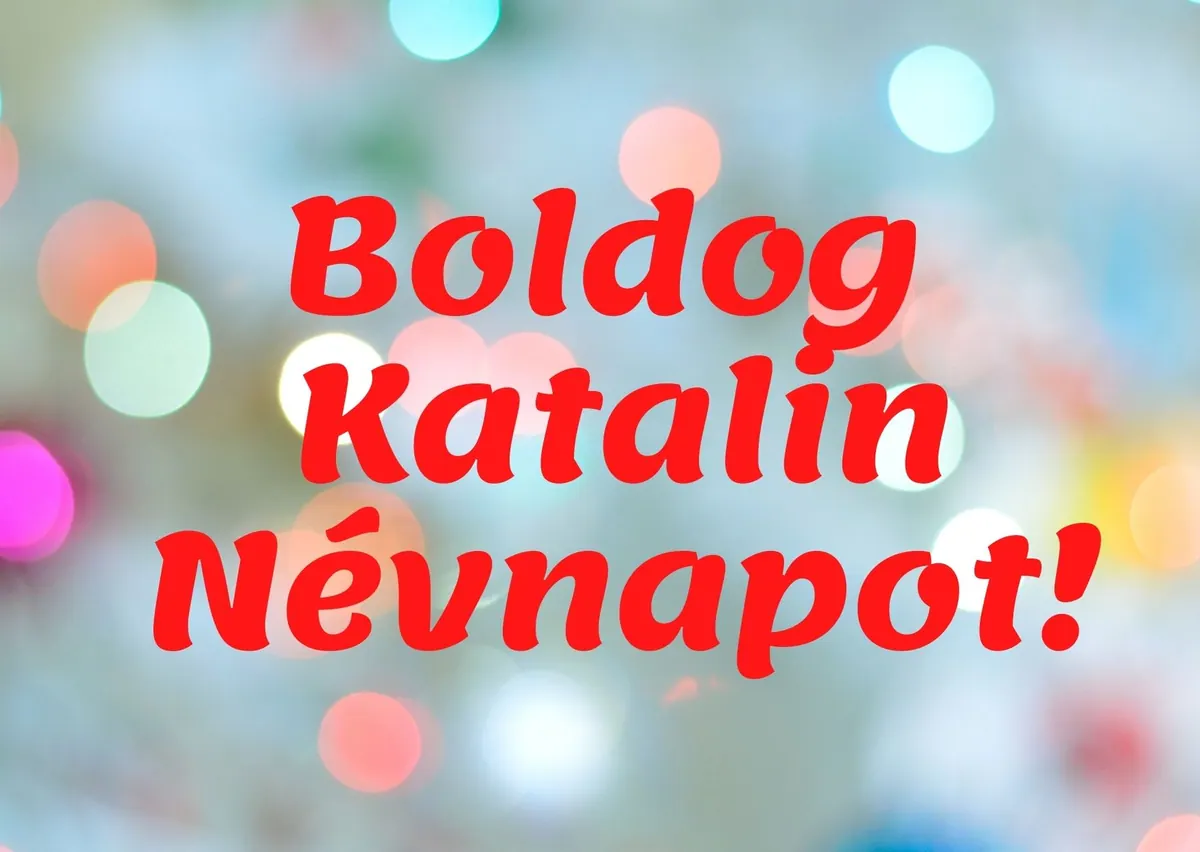 Katalin névnapi képeslap (20. lap)