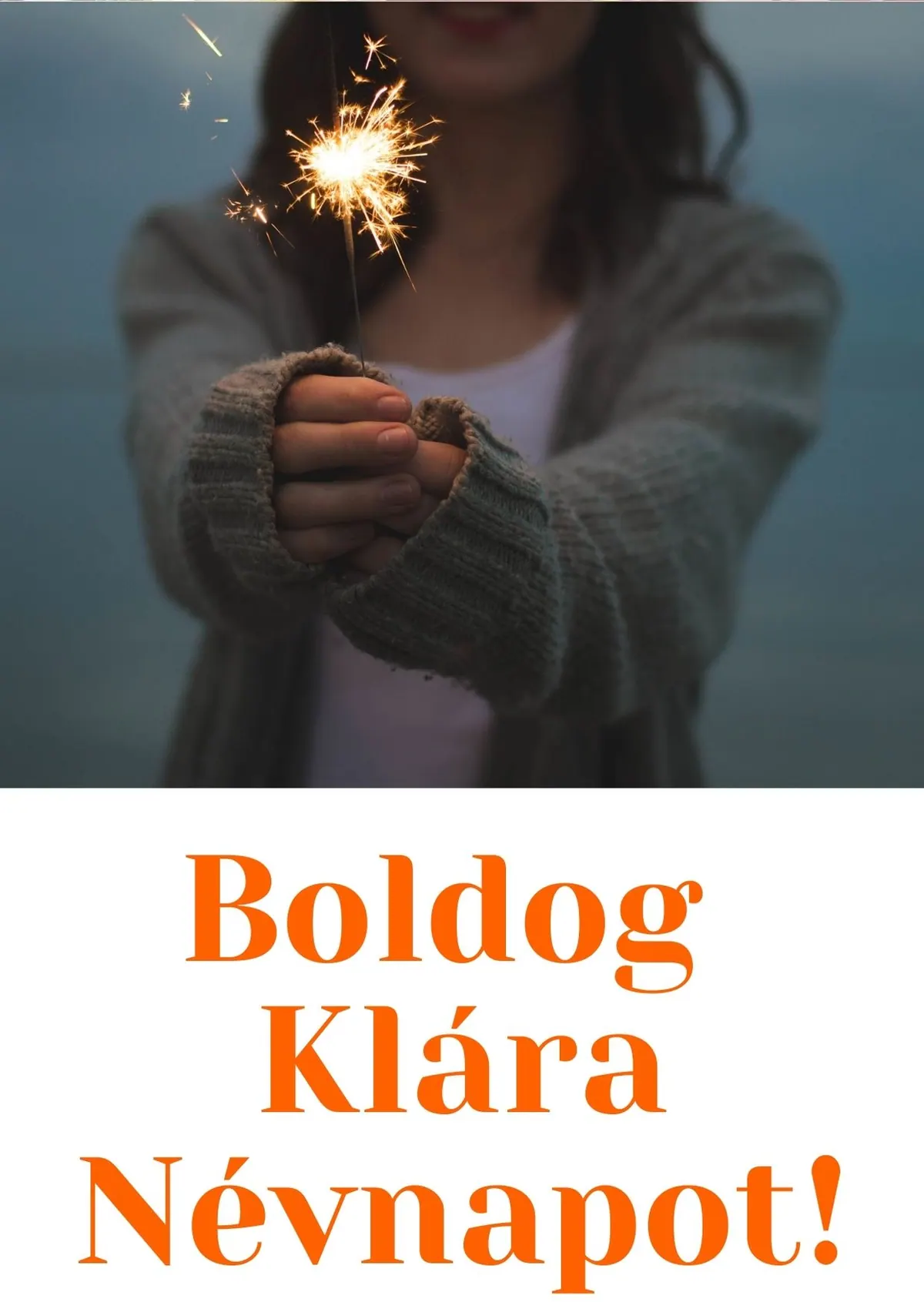 Klára névnapi képeslap (13. lap)