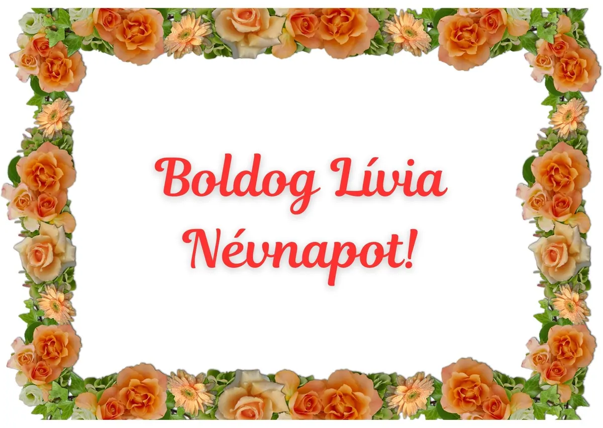 Lívia névnapi képeslap (10. lap)