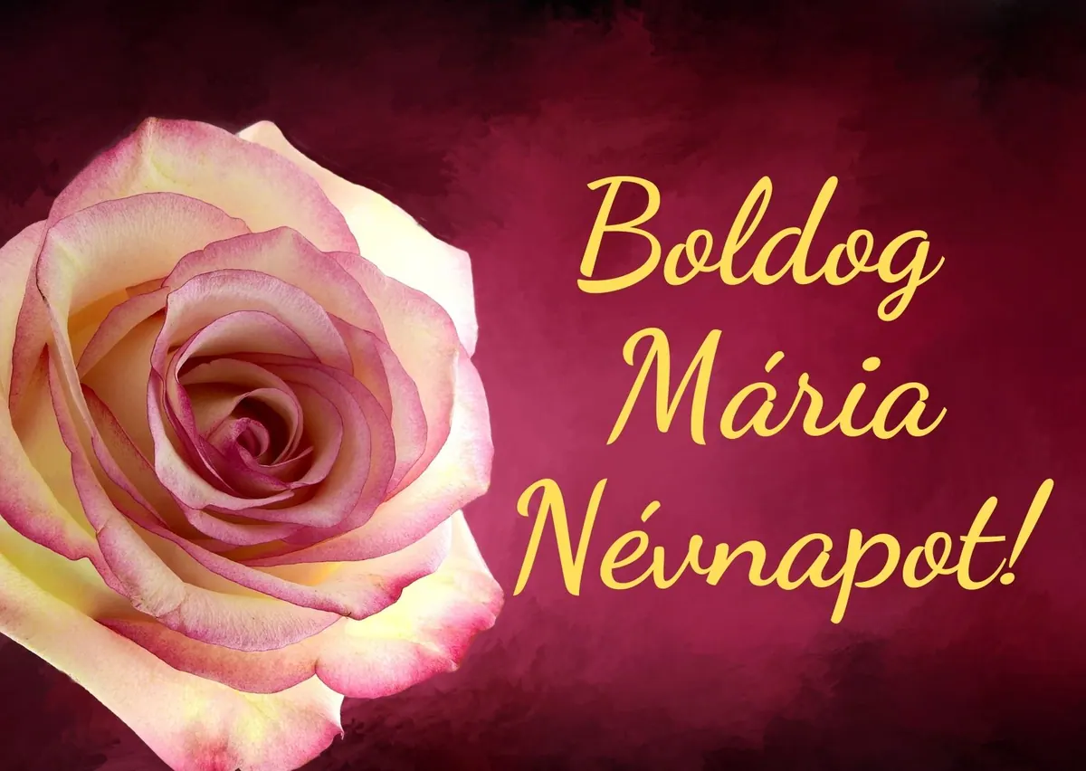Mária névnapi képeslap (5. lap)