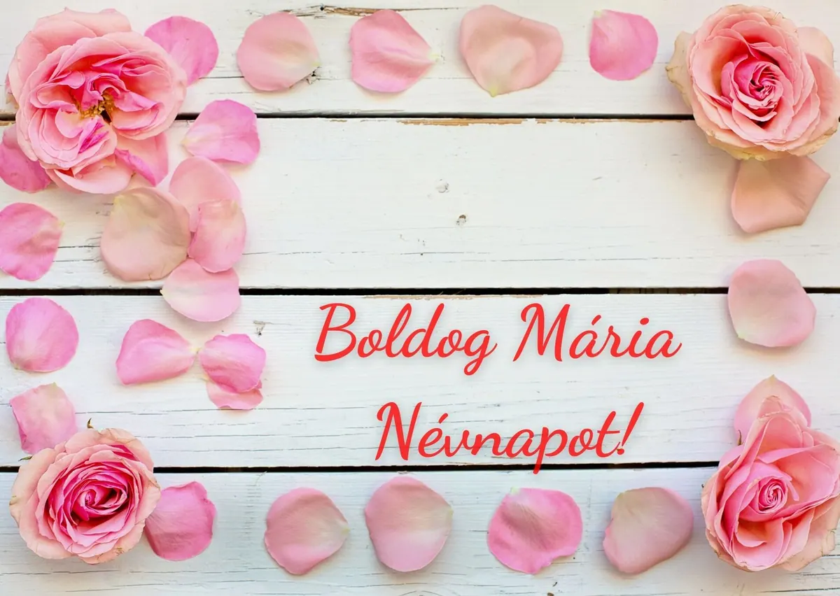 Mária névnapi képeslap (7. lap)