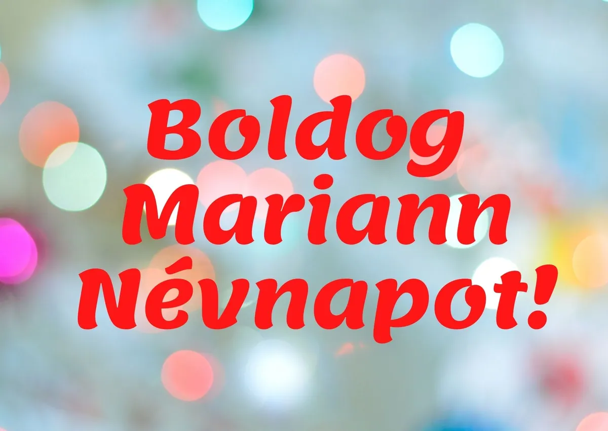 Mariann névnapi képeslap (6. lap)