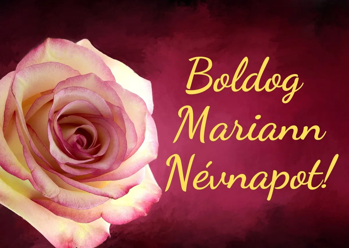 Mariann névnapi képeslap (10. lap)
