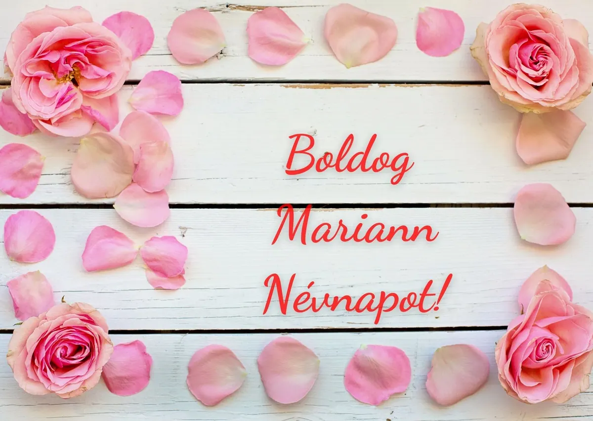 Mariann névnapi képeslap (12. lap)