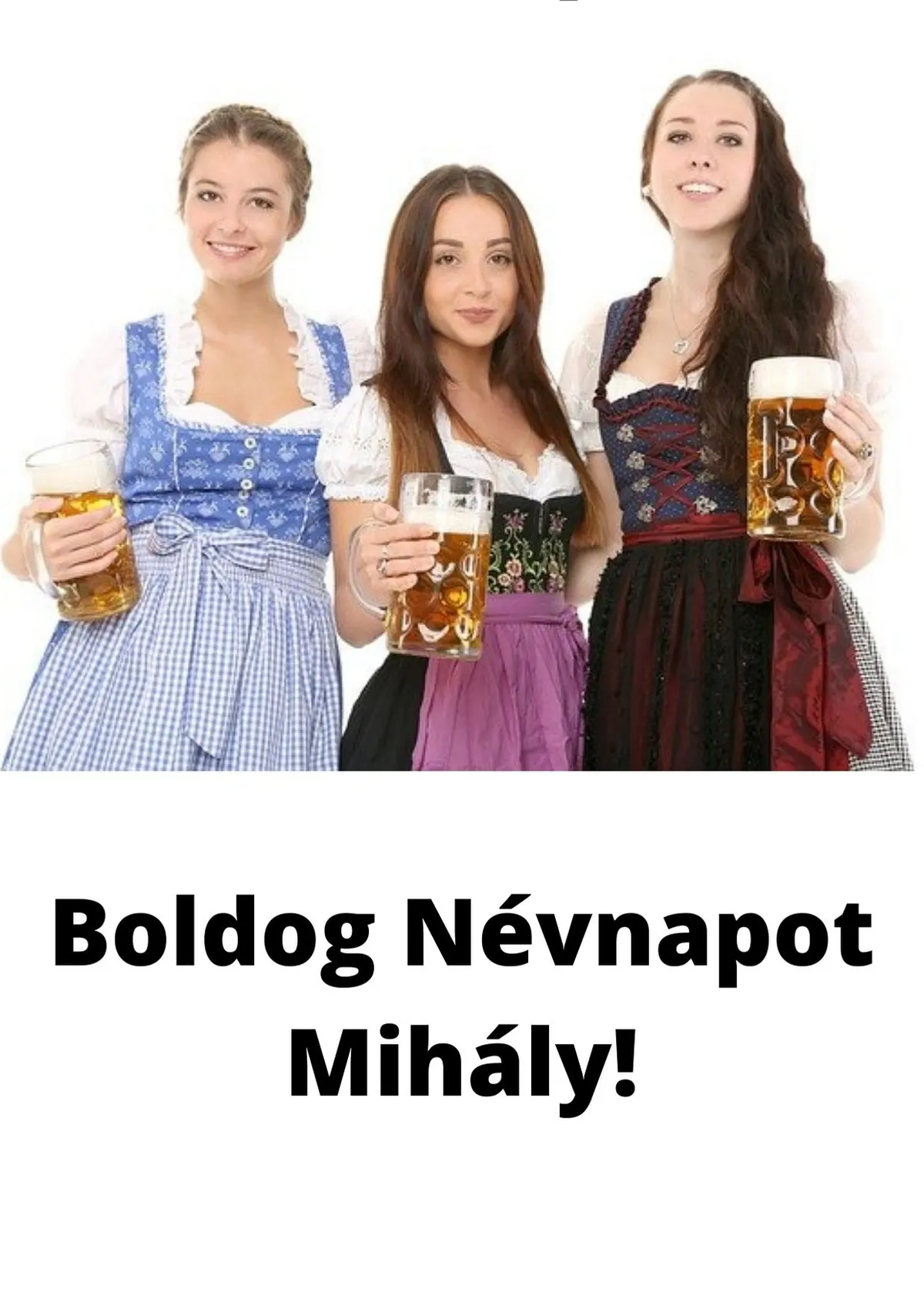 Mihály névnapi képeslap (6. lap)