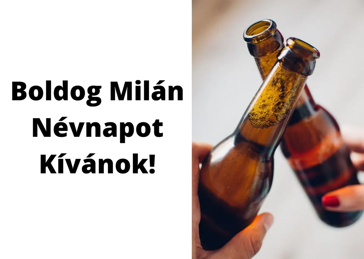 Milán névnapi képeslap (2. lap)