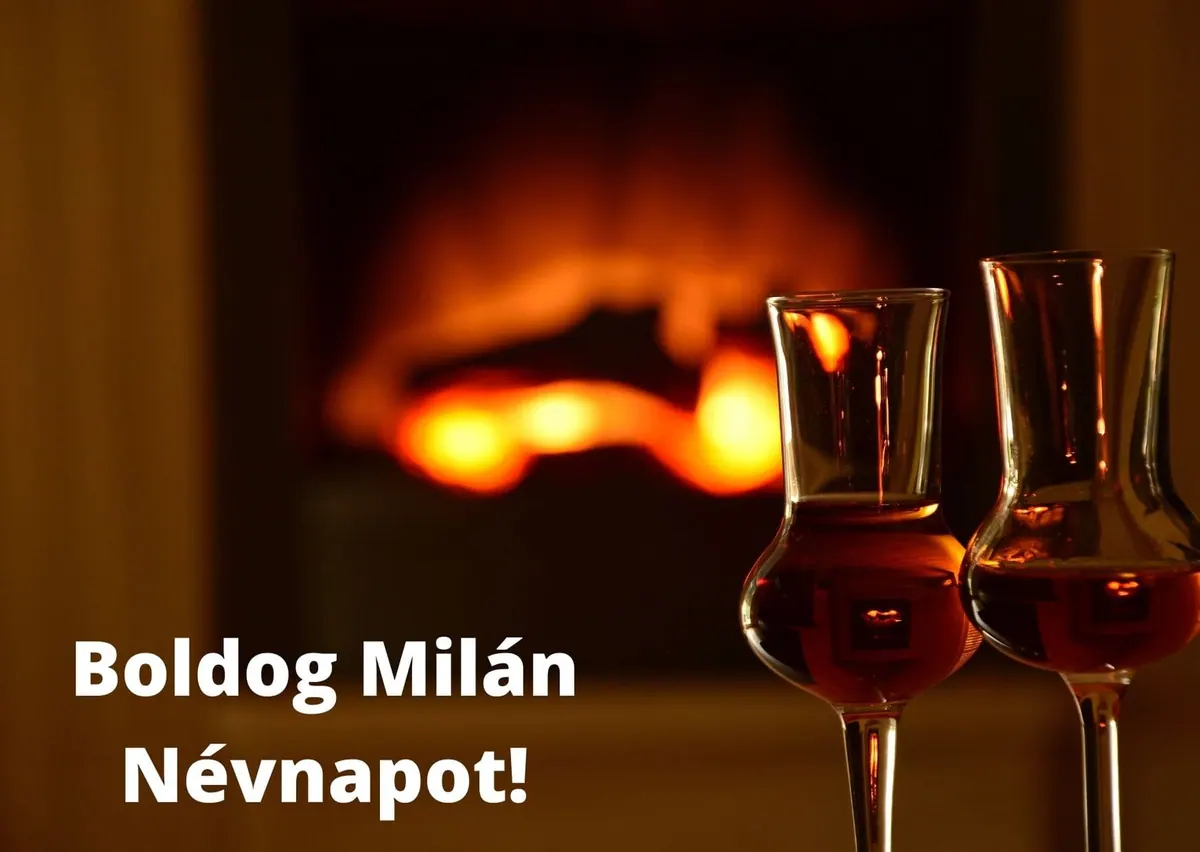 Milán névnapi képeslap (5. lap)