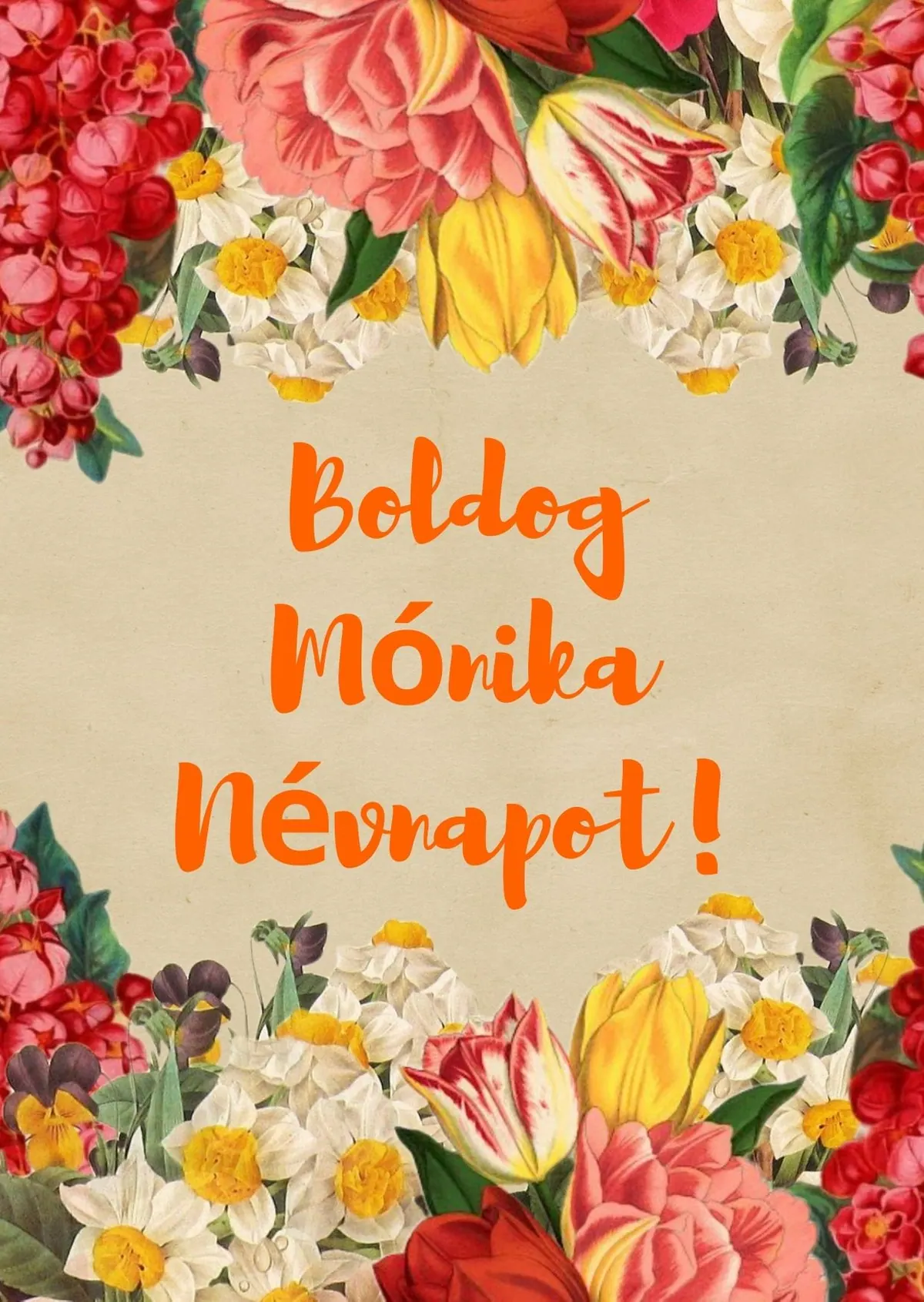 Mónika névnapi képeslap (3. lap)