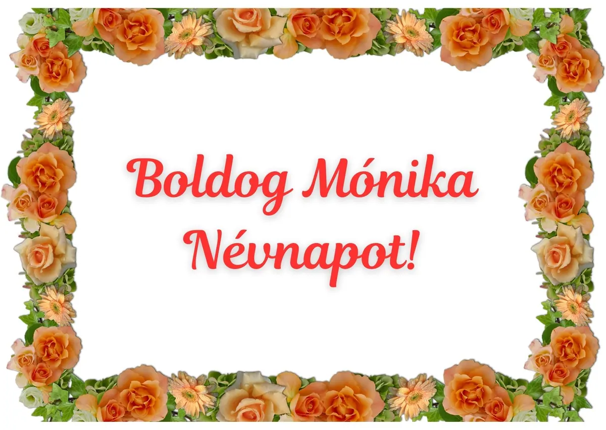 Mónika névnapi képeslap (14. lap)