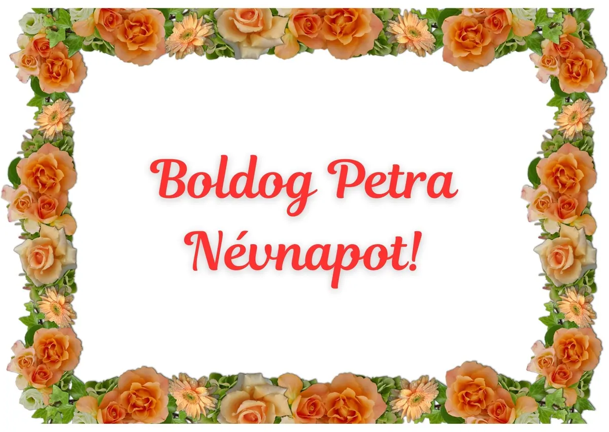 Petra névnapi képeslap (13. lap)