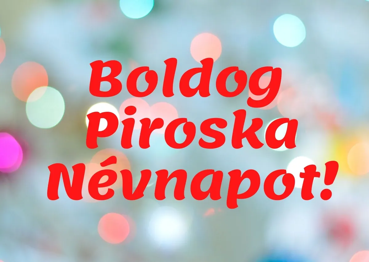 Piroska névnapi képeslap (6. lap)