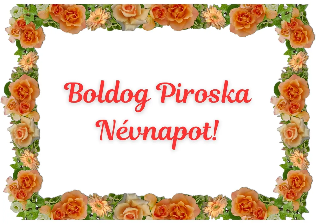 Piroska névnapi képeslap (14. lap)