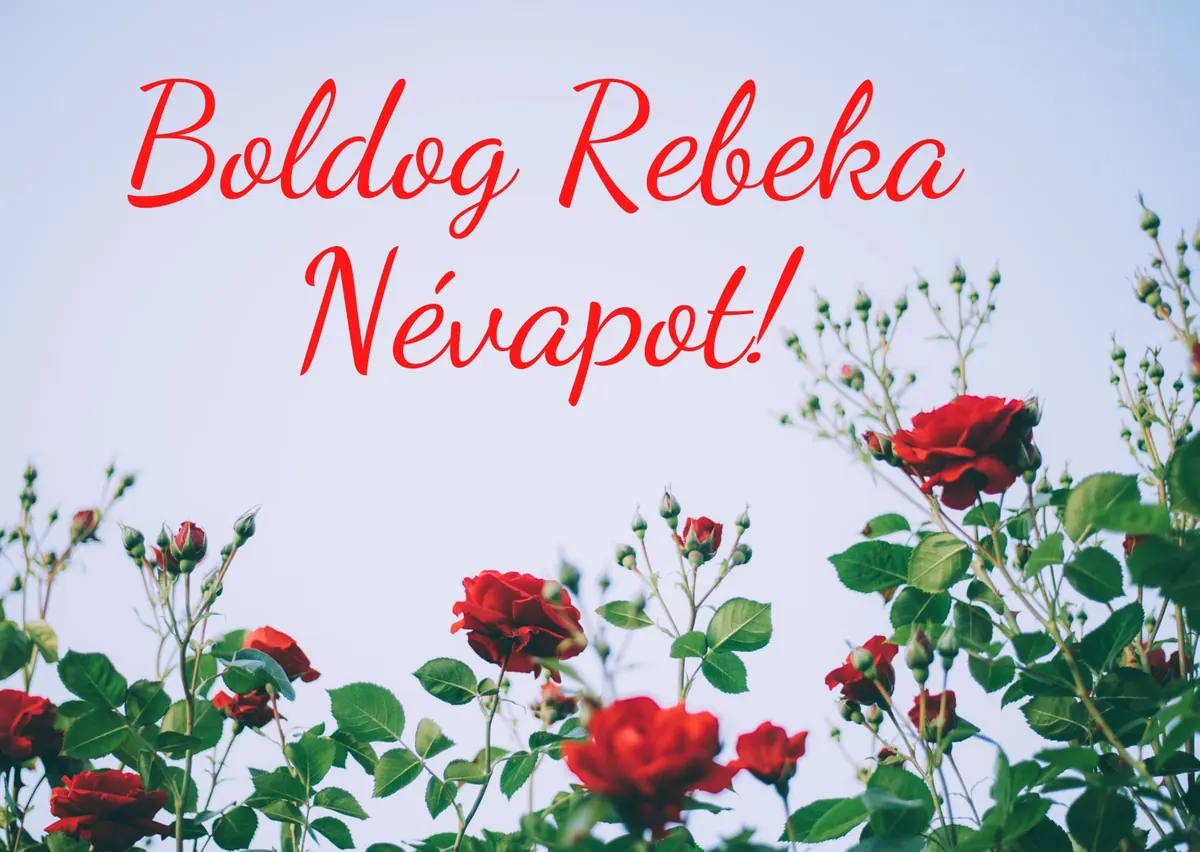 Rebeka névnapi képeslap (12. lap)