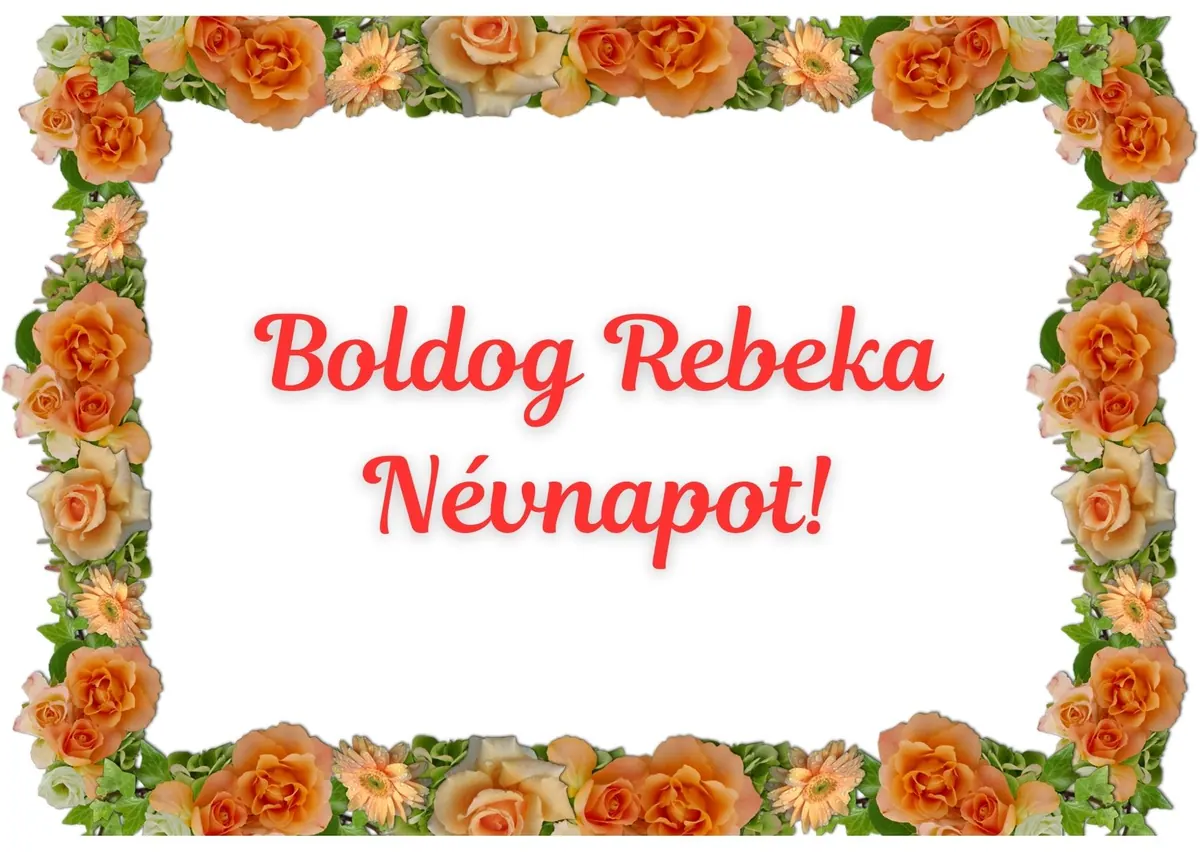 Rebeka névnapi képeslap (14. lap)