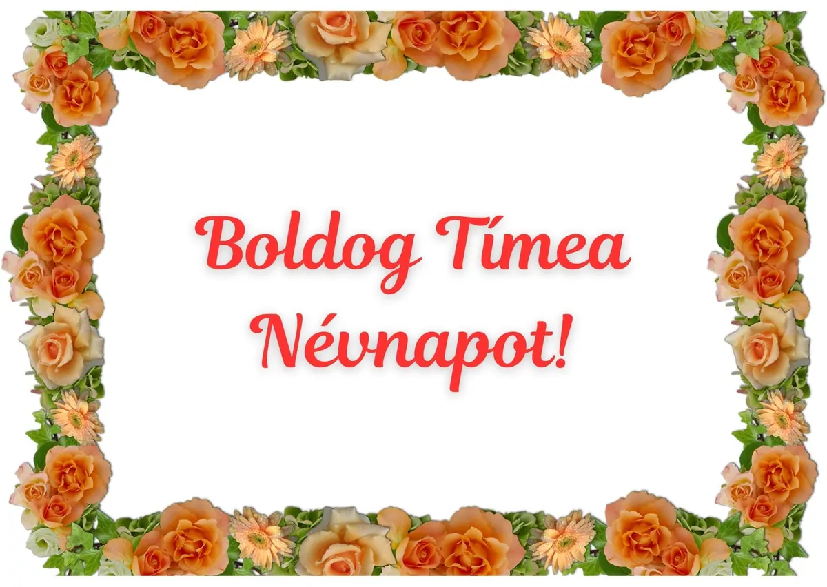 Tímea névnapi képeslap (13. lap)