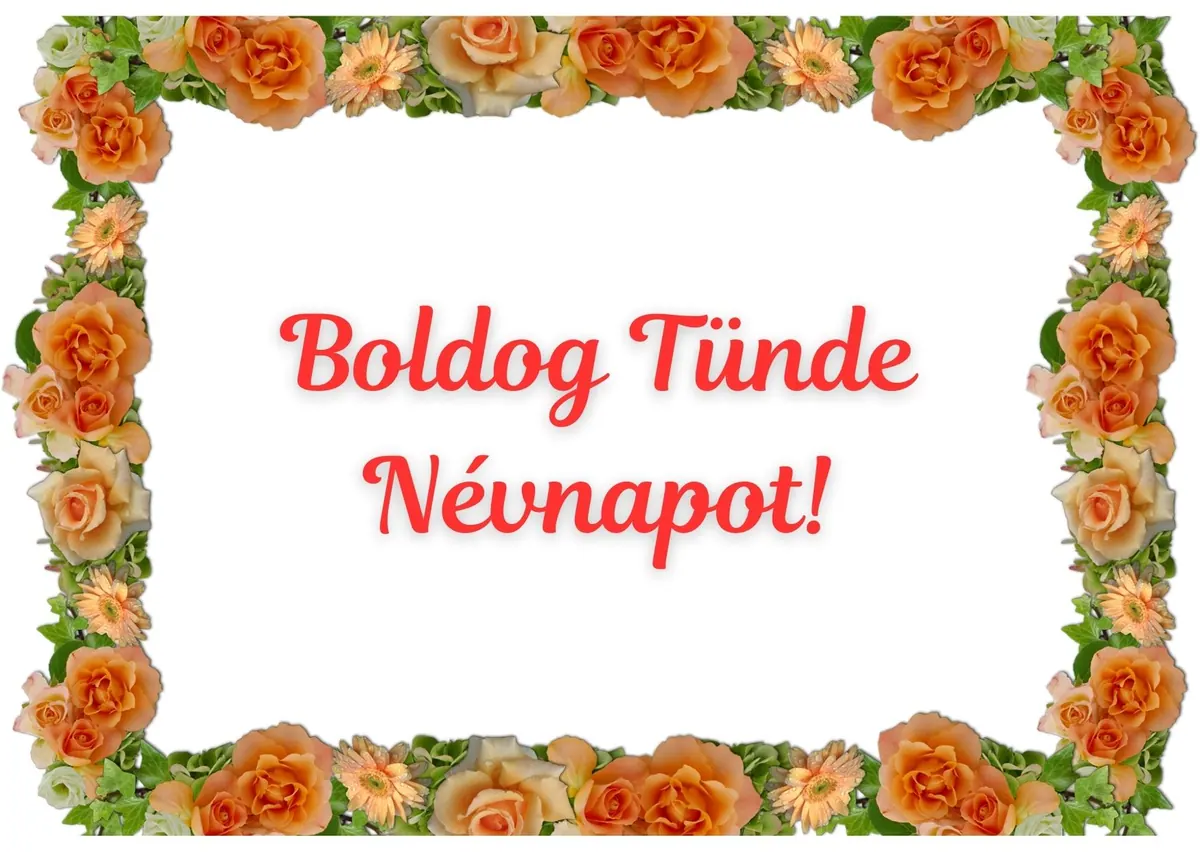 Tünde névnapi képeslap (14. lap)