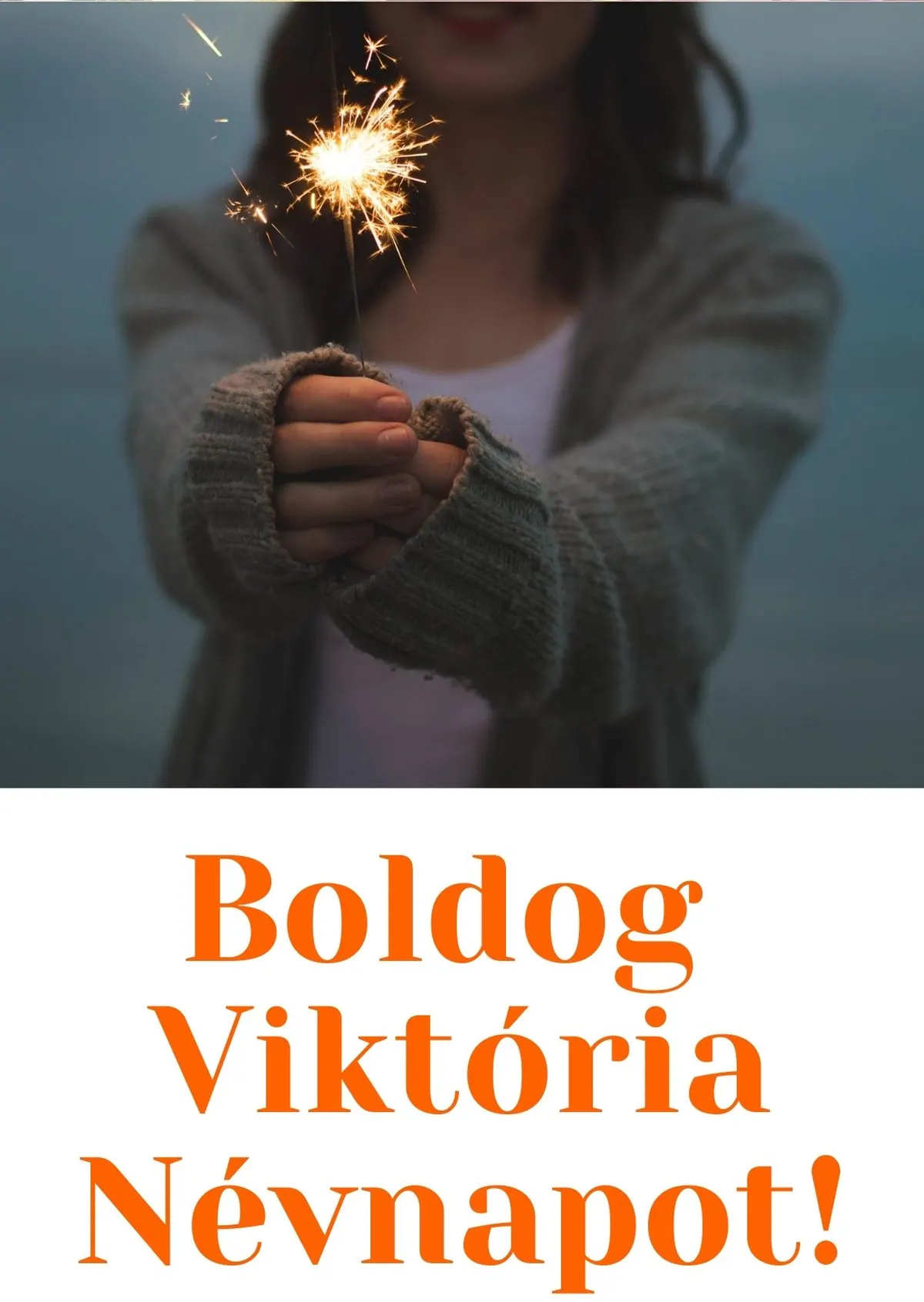 Viktória névnapi képeslap (3. lap)