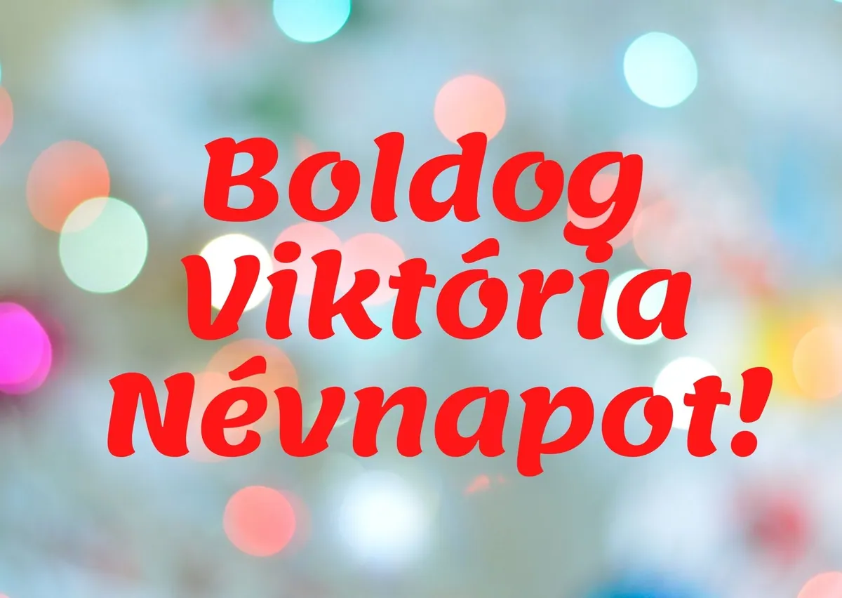 Viktória névnapi képeslap (6. lap)