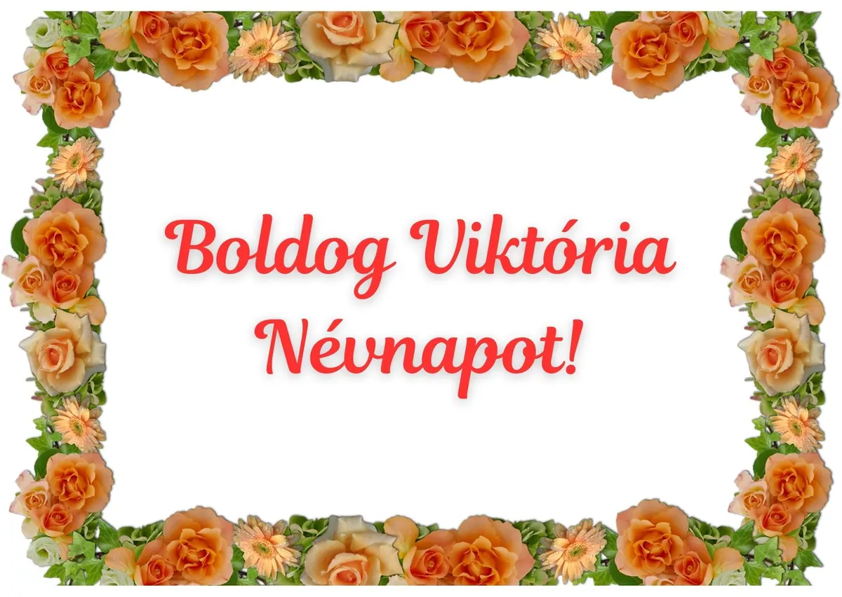 Viktória névnapi képeslap (13. lap)