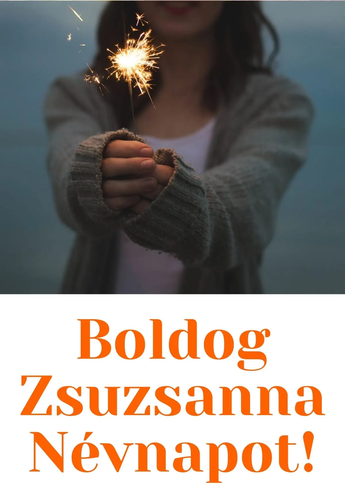 Zsuzsanna névnapi képeslap (5. lap)